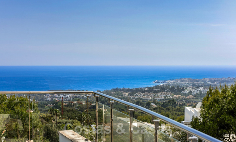 Prime location, modern designer house for sale in the hills of Marbella, above the Golden Mile in Sierra Blanca 31510