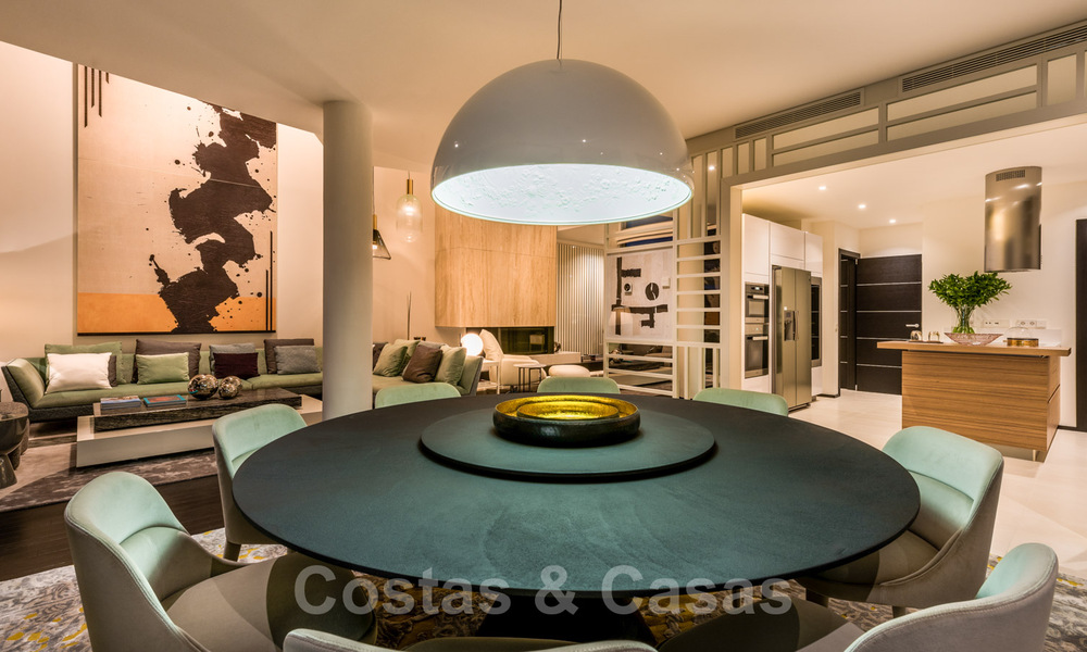 Prime location, modern designer house for sale in the hills of Marbella, above the Golden Mile in Sierra Blanca 31521