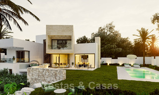 Modern new villas with sea views for sale, located in a gated and secure community in Benahavis - Marbella 31566 