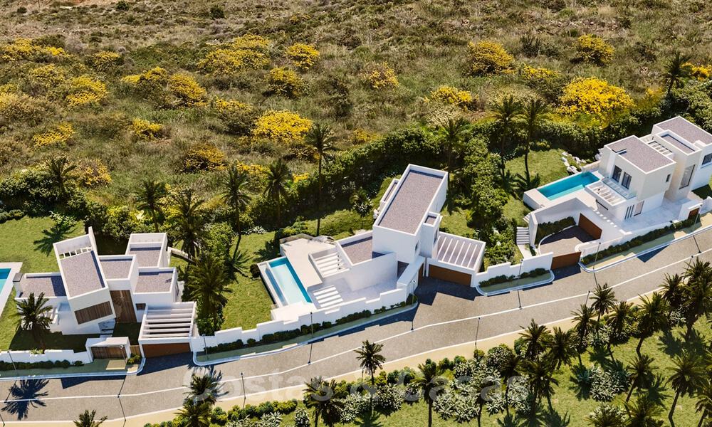 Modern new villas with sea views for sale, located in a gated and secure community in Benahavis - Marbella 31569