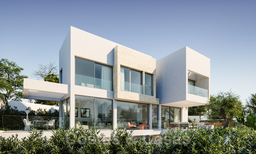 Modern new villas with sea views for sale, located in a gated and secure community in Benahavis - Marbella 31578