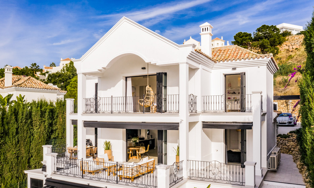 Beautifully reformed Scandinavian style villa, with magnificent sea views for sale in Benahavis - Marbella 31691