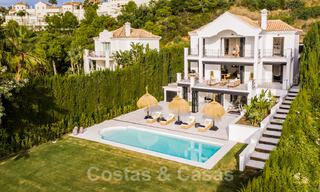 Beautifully reformed Scandinavian style villa, with magnificent sea views for sale in Benahavis - Marbella 31699 