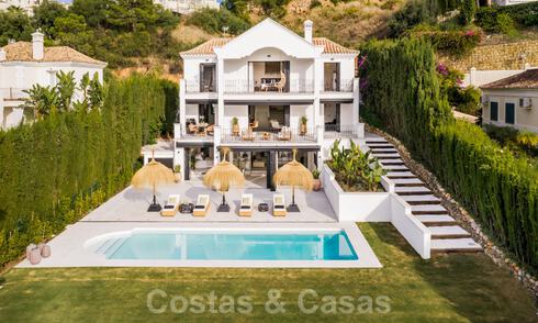Beautifully reformed Scandinavian style villa, with magnificent sea views for sale in Benahavis - Marbella 31704