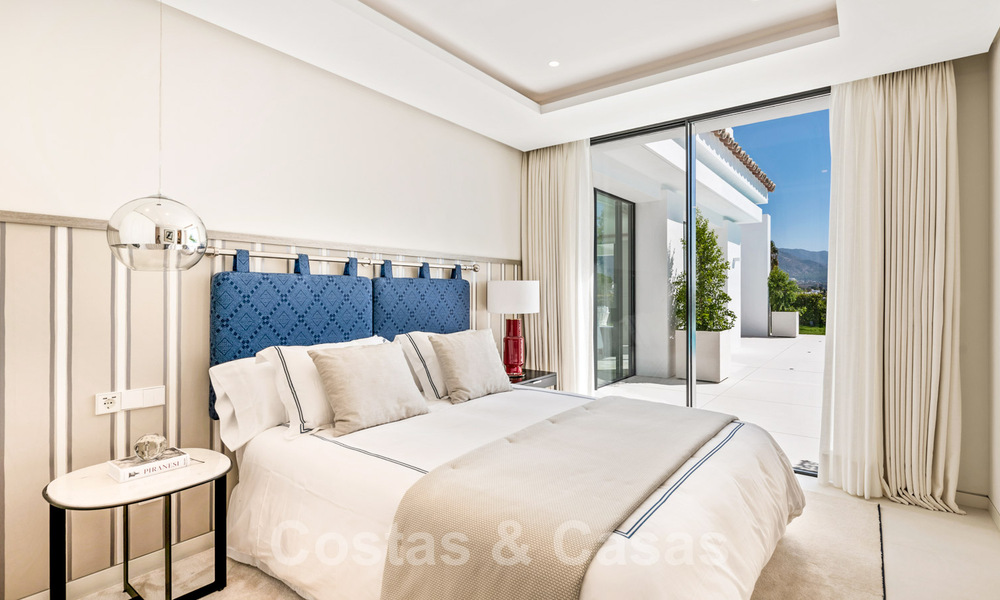 Refurbished luxury villa in contemporary style for sale, close to amenities in the golf valley of Nueva Andalucia, Marbella 31735