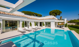 Refurbished luxury villa in contemporary style for sale, close to amenities in the golf valley of Nueva Andalucia, Marbella 31746 