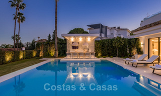 Refurbished luxury villa in contemporary style for sale, close to amenities in the golf valley of Nueva Andalucia, Marbella 31791 