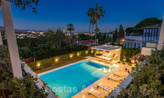 Refurbished luxury villa in contemporary style for sale, close to amenities in the golf valley of Nueva Andalucia, Marbella 31793 