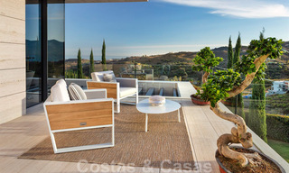 Move in ready, new modern design villa for sale in a championship golf resort in Mijas, Costa del Sol 31904 