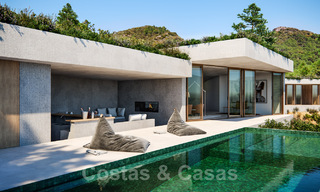LAST VILLA! Green and sustainable design villas for sale, integrated in their natural surroundings, overlooking the valley and the sea in a gated resort in Benahavis - Marbella 31922 