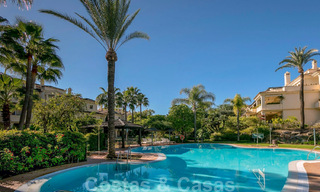 Spacious luxury penthouse with panoramic views for sale on a golf course in Nueva Andalucia, Marbella 32083 