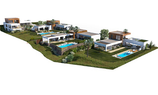 Modern new build villas for sale with stunning sea views in Marbella, close to the beaches and centre 32154 