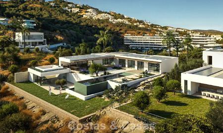 Modern new build villas for sale with stunning sea views in Marbella, close to the beaches and centre 792492