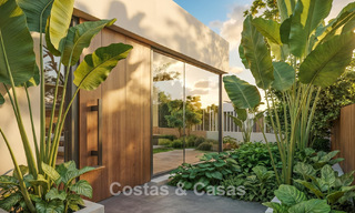 Modern new build villas for sale with stunning sea views in Marbella, close to the beaches and centre 803965 