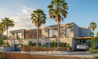 Modern new build villas for sale with stunning sea views in Marbella, close to the beaches and centre 803967 