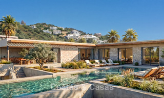 Modern new build villas for sale with stunning sea views in Marbella, close to the beaches and centre 803968 
