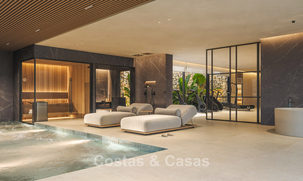 Modern new build villas for sale with stunning sea views in Marbella, close to the beaches and centre 803970