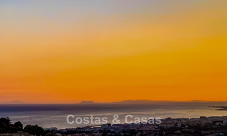 Modern new build villas for sale with stunning sea views in Marbella, close to the beaches and centre 803973 