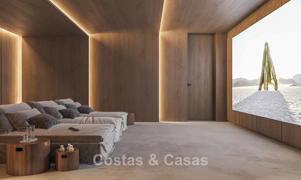 Modern new build villas for sale with stunning sea views in Marbella, close to the beaches and centre 803975