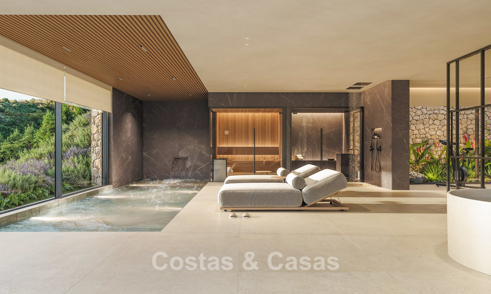 Modern new build villas for sale with stunning sea views in Marbella, close to the beaches and centre 803980