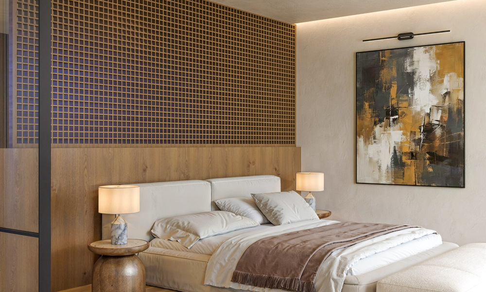 Modern new build villas for sale with stunning sea views in Marbella, close to the beaches and centre 803983