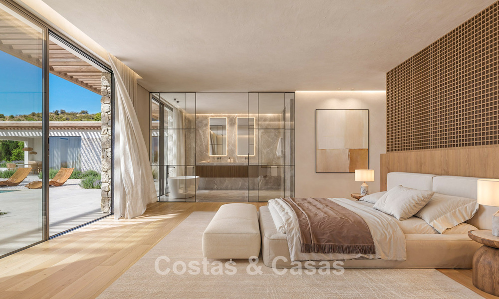 Modern new build villas for sale with stunning sea views in Marbella, close to the beaches and centre 803991