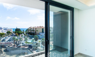 Elegant modern apartment with sea- and city views for sale in the centre of Estepona 32248 