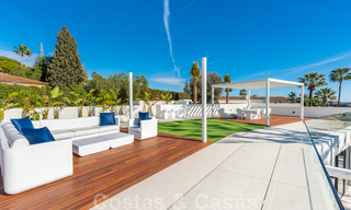 Elegant and spacious modern new villa for sale with stunning panoramic sea views in Elviria, Marbella 32325 