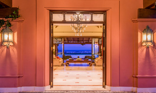 Elegant, Mediterranean style estate with sea views for sale in Benahavis - Marbella 32335 