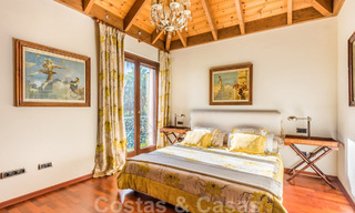 Elegant, Mediterranean style estate with sea views for sale in Benahavis - Marbella 32360 