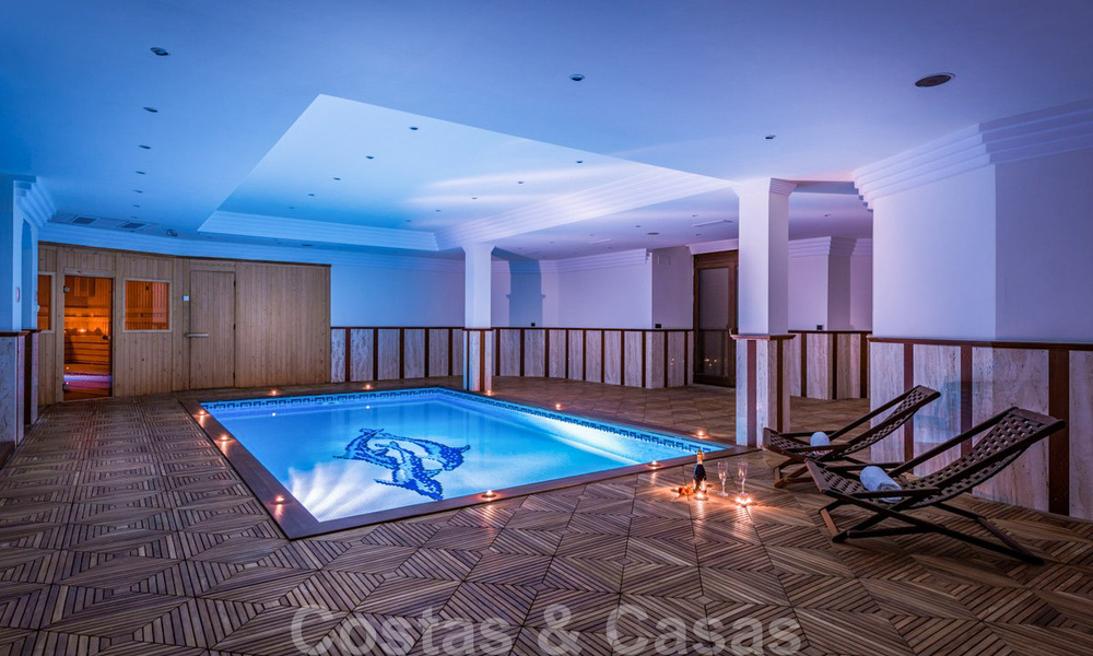 Elegant, Mediterranean style estate with sea views for sale in Benahavis - Marbella 32366