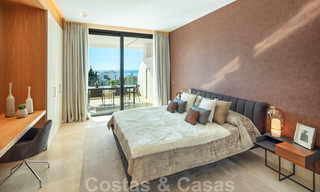 Spacious, modern design penthouse apartment with stunning sea views for sale in Sierra Blanca on the Golden Mile, Marbella 32678 