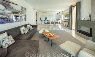 Spacious, modern design penthouse apartment with stunning sea views for sale in Sierra Blanca on the Golden Mile, Marbella 32680 