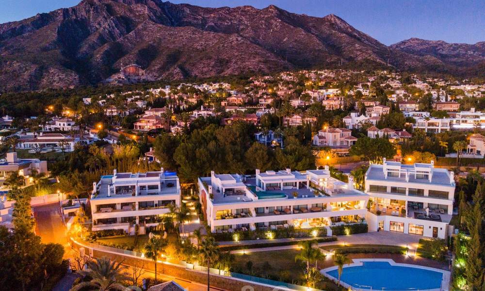 Spacious, modern design penthouse apartment with stunning sea views for sale in Sierra Blanca on the Golden Mile, Marbella 32694