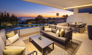 Spacious, modern design penthouse apartment with stunning sea views for sale in Sierra Blanca on the Golden Mile, Marbella 32699 