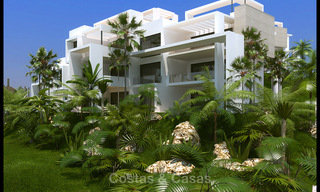 Modern 3-bedroom apartment for sale with partial sea view in a front-line golf complex in Benahavis - Marbella 32556 