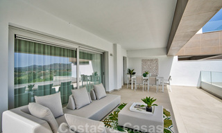 New modern apartments for sale with stunning sea- golf- and mountain views in golf resort in La Cala de Mijas - Costa del Sol 32596 