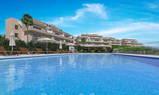 New modern apartments for sale with stunning sea- golf- and mountain views in golf resort in La Cala de Mijas - Costa del Sol 32597 