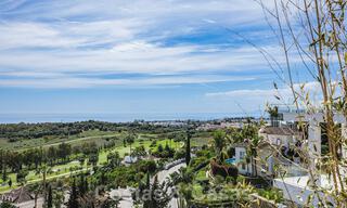 Exclusive modern villa for sale with panoramic mountain, golf and sea views in Marbella - Benahavis. Ready to move in. 32614 