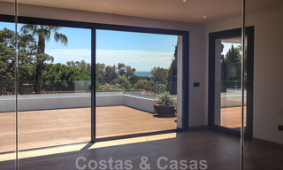 Move in ready, renovated contemporary beachside villa with panoramic sea views for sale in East Marbella 32777 