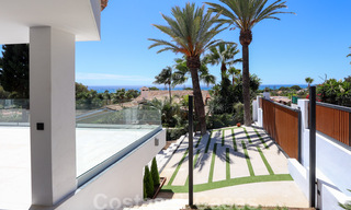 Move in ready, renovated contemporary beachside villa with panoramic sea views for sale in East Marbella 32784 