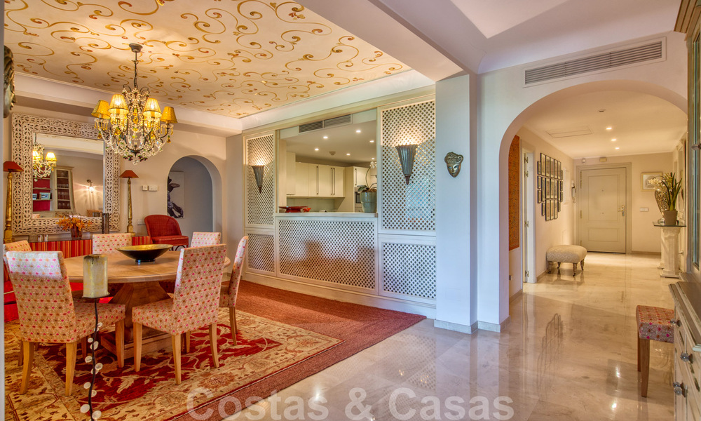 4-bedroom luxury flat in a frontline beach complex at walking distance to Puerto Banus in Marbella 32837