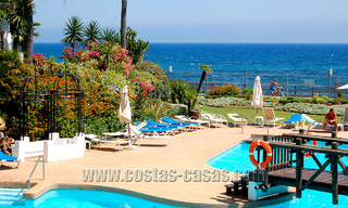 4-bedroom luxury flat in a frontline beach complex at walking distance to Puerto Banus in Marbella 32847 