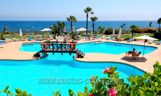4-bedroom luxury flat in a frontline beach complex at walking distance to Puerto Banus in Marbella 32849 