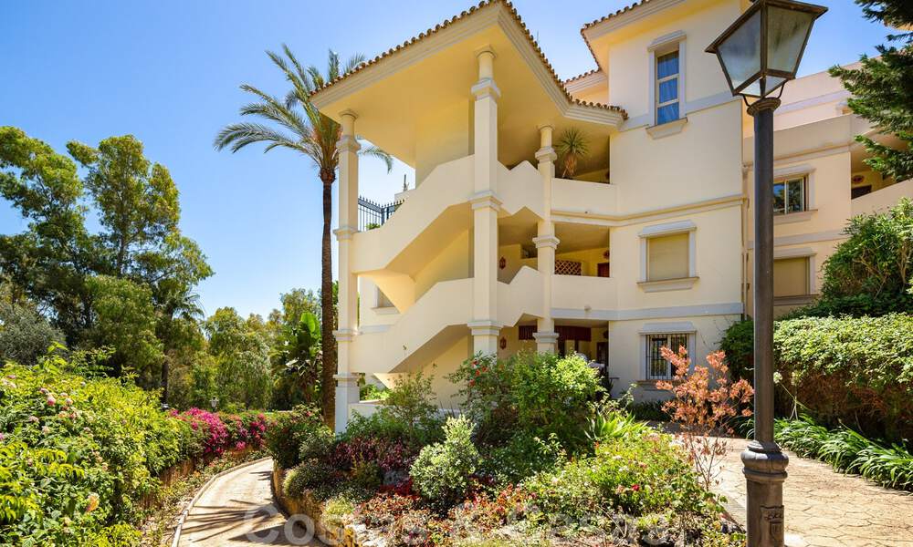 Stunning contemporary refurbished south facing luxury garden flat for sale in Nueva Andalucia, Marbella 32886