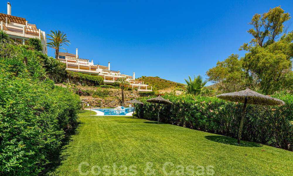 Stunning contemporary refurbished south facing luxury garden flat for sale in Nueva Andalucia, Marbella 32887