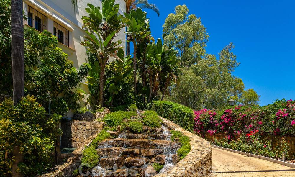 Stunning contemporary refurbished south facing luxury garden flat for sale in Nueva Andalucia, Marbella 32894