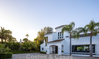 Luxury villa for sale in Spanish style within walking distance to the beach, golf course and amenities in the prestigious Guadalmina Baja in Marbella 32899 