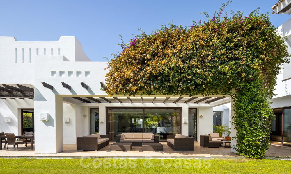 Luxury villa for sale in Spanish style within walking distance to the beach, golf course and amenities in the prestigious Guadalmina Baja in Marbella 32917