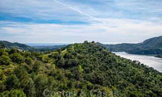 Contemporary villa for sale in the middle of nature with breath-taking views of the lake, the mountains and the sea near Marbella 33187 